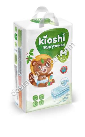 Заказать Подгузники Kioshi M 6-11 кг 54 шт в интернет-магазине детских товаров Никитка с доставкой и недорого