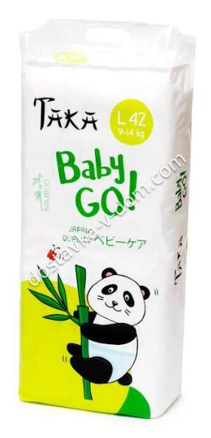 Заказать TAKA Baby Go Трусики L 9-14 кг 42 шт в интернет-магазине детских товаров Никитка с доставкой и недорого