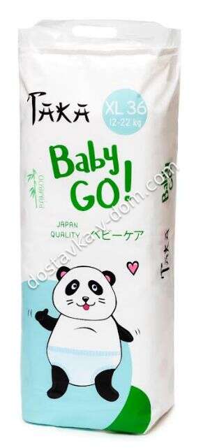 Заказать TAKA Baby Go Трусики XL 12-22 кг 36 шт в интернет-магазине детских товаров Никитка с доставкой и недорого