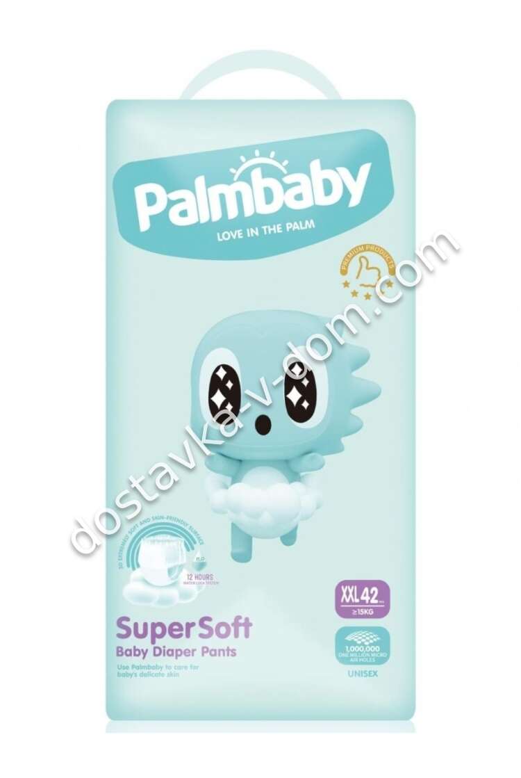 Заказать Palmbaby Super Soft Трусики XXL 15+ кг 42 шт  в интернет-магазине детских товаров Никитка с доставкой и недорого