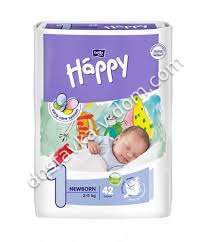 Заказать Подгузники Bella baby Happy 2-5 кг / N1 / 42 шт  в интернет-магазине детских товаров Никитка с доставкой и недорого