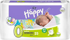 Заказать Подгузники Bella baby Happy <2 кг / N0 / 25 шт  в интернет-магазине детских товаров Никитка с доставкой и недорого