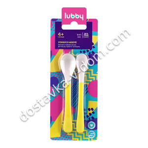 Заказать Lubby Набор ложек для ввода первого прикорма 4+ в интернет-магазине детских товаров Никитка с доставкой и недорого