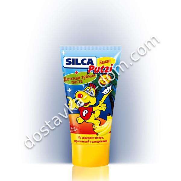 Заказать SILCA Putzi Детская зубная паста Банан от 1 до 6 лет 50 мл  в интернет-магазине детских товаров Никитка с доставкой и недорого
