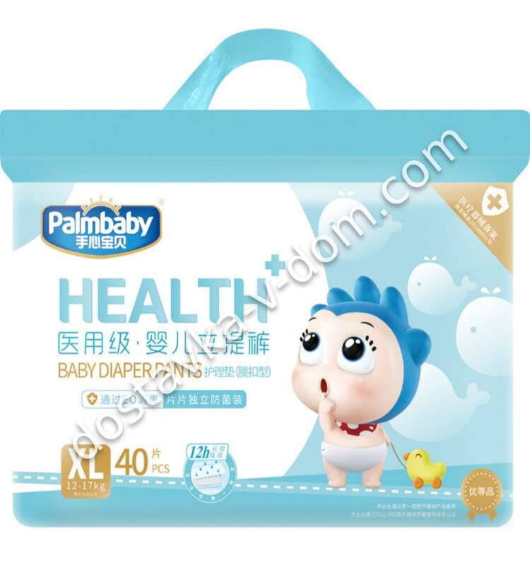 Заказать Palmbaby Health Трусики XL 12-17 кг 40 шт  в интернет-магазине детских товаров Никитка с доставкой и недорого