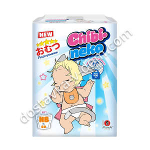 Заказать Подгузники Chibi-neko до 5 кг / NB / 60 шт в интернет-магазине детских товаров Никитка с доставкой и недорого