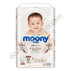 Заказать Moony Natural Трусики М 5-10 кг 46 шт в интернет-магазине детских товаров Никитка с доставкой и недорого