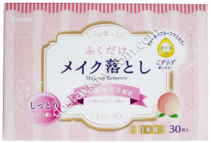 Заказать Kyowa Влажные салфетки для снятия макияжа с экстрактом листьев персика 30 шт в интернет-магазине детских товаров Никитка с доставкой и недорого