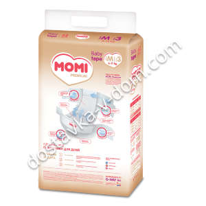 Заказать MOMI Premium Лунтик Подгузники M 6-11 кг 62 шт в интернет-магазине детских товаров Никитка с доставкой и недорого