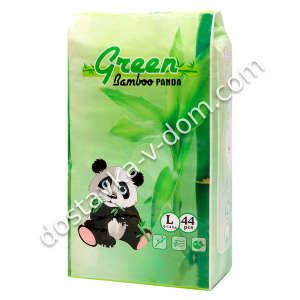 Заказать Трусики Green Bamboo Panda L 9-14 кг 44 шт в интернет-магазине детских товаров Никитка с доставкой и недорого
