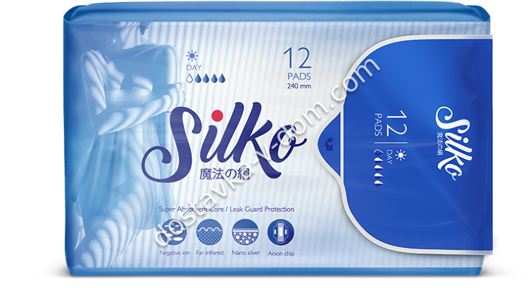 Заказать SILKO Дневные прокладки 12 штук  в интернет-магазине детских товаров Никитка с доставкой и недорого