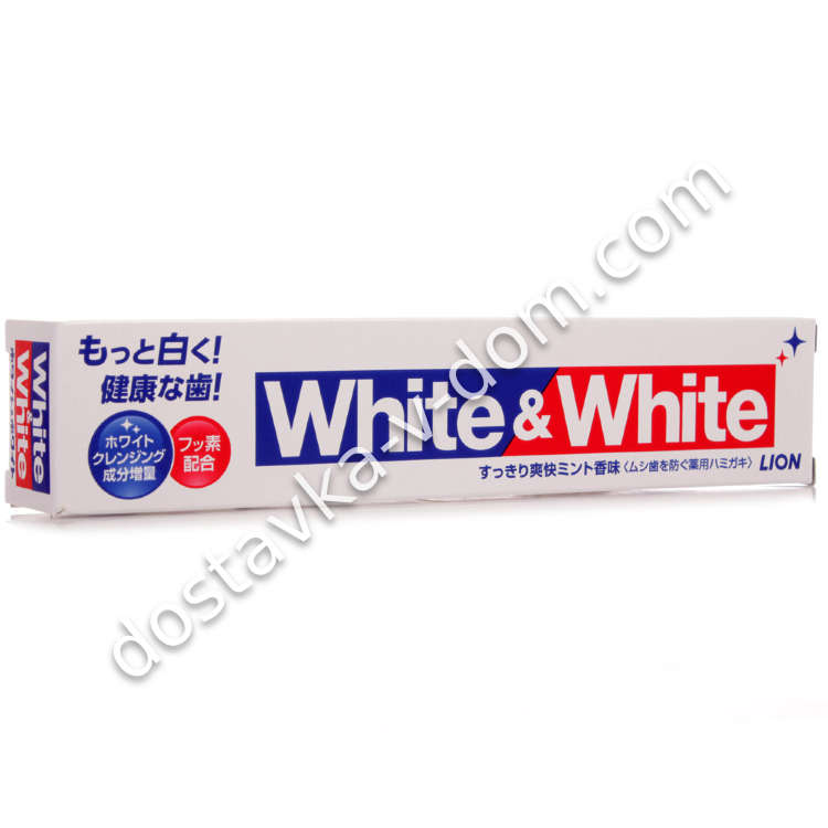 Заказать Lion Зубная паста White&White 150 гр  в интернет-магазине детских товаров Никитка с доставкой и недорого