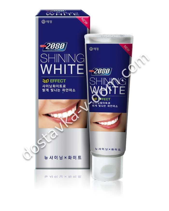 Заказать Dental Clinic 2080 Shining White Зубная паста Сияющая белизна 100 гр  в интернет-магазине детских товаров Никитка с доставкой и недорого