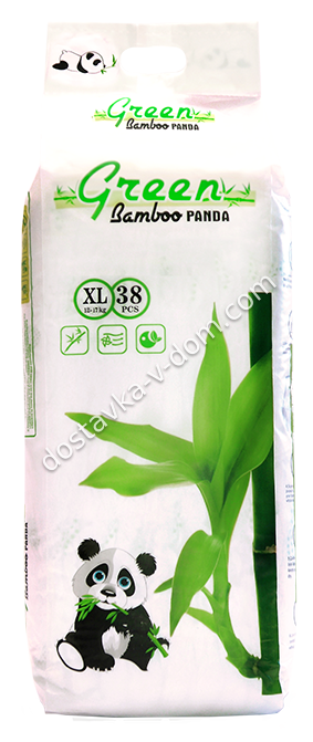 Заказать Трусики Green Bamboo Panda White pack XL 12-17 кг 38 шт в интернет-магазине детских товаров Никитка с доставкой и недорого
