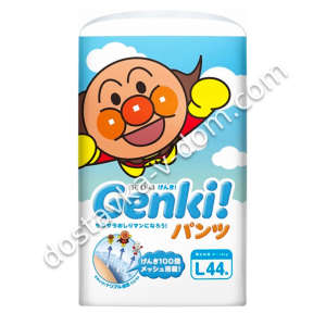 Заказать Трусики Genki 9-14 кг / L / 44 шт в интернет-магазине детских товаров Никитка с доставкой и недорого