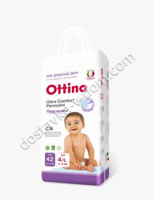 Заказать Ottino Ultra Comfort Pannolini Подгузники L 9-14 кг 42 шт в интернет-магазине детских товаров Никитка с доставкой и недорого