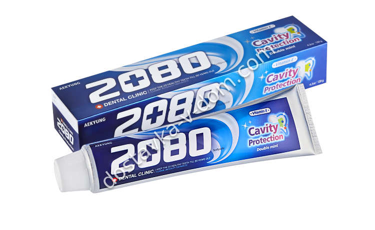 Заказать Dental Clinic 2080 Cavity Protection Зубная паста Натуральная мята 120 гр  в интернет-магазине детских товаров Никитка с доставкой и недорого