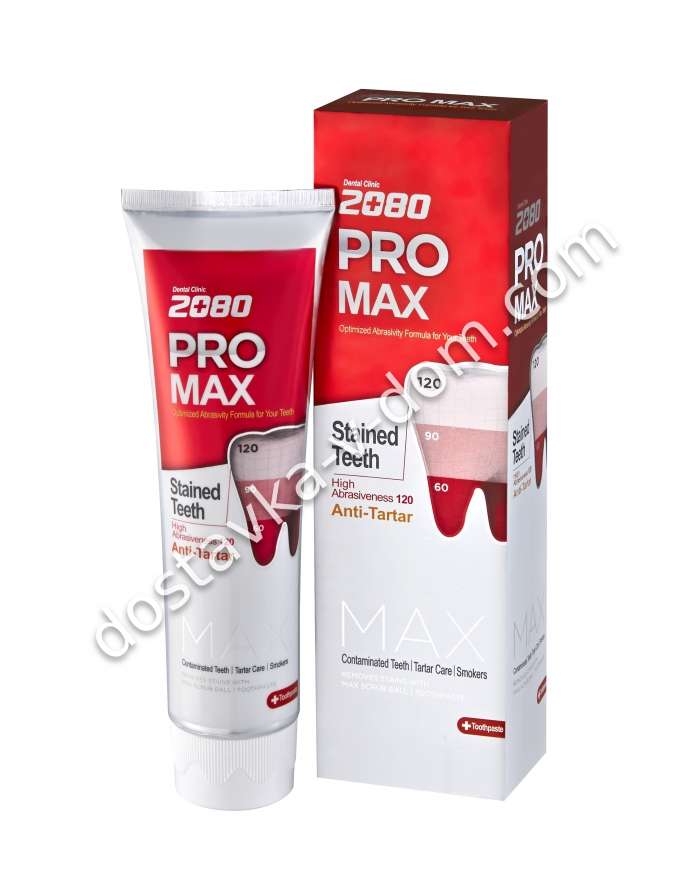 Заказать Dental Clinic 2080 PRO-Max Зубная паста Максимальная защита 125 гр  в интернет-магазине детских товаров Никитка с доставкой и недорого