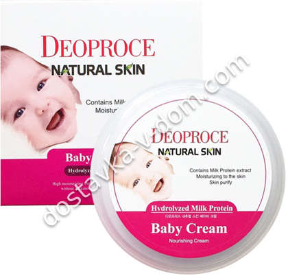 Заказать Deoproce Детский питательный крем с молочным протеином Natural Skin Baby Cream 100 гр  в интернет-магазине детских товаров Никитка с доставкой и недорого