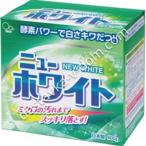 Заказать Mitsuei New White Стиральный порошок с отбеливателем и ферментами для удаления стойких загрязнений 900г в интернет-магазине детских товаров Никитка с доставкой и недорого