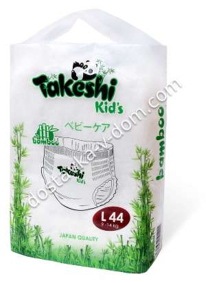 Заказать Трусики Универсальные Takeshi Kids L 9-14 кг 44 шт в интернет-магазине детских товаров Никитка с доставкой и недорого